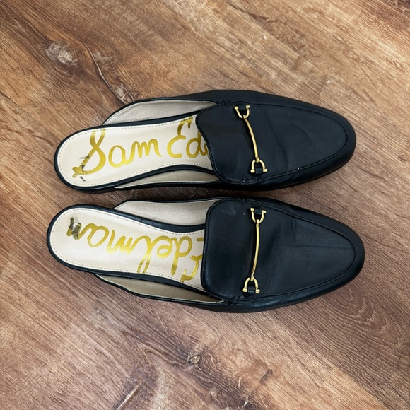 Sam Edelman Lounette Black Leather Mules - Picture 11 of 11